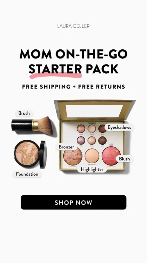 Winning ecommerce ad from Laura Geller Beauty